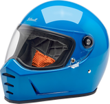 BILTWELL Lane Splitter Motorcycle Helmet - Gloss Tahoe Blue - 2XL 1004-129-506