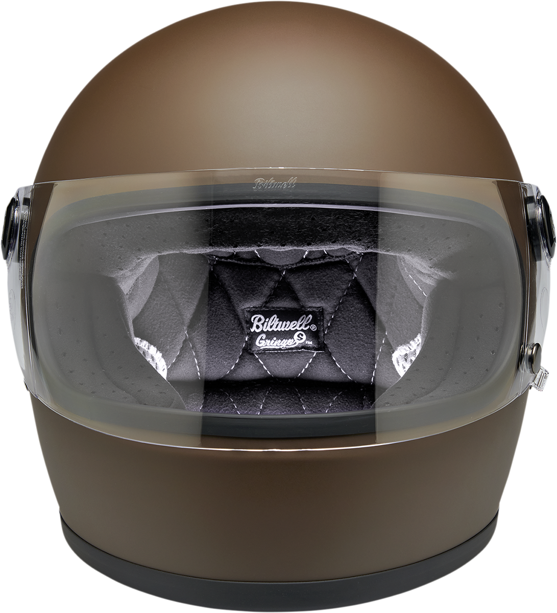 BILTWELL Gringo S Motorcycle Helmet - Flat Chocolate - XS 1003-252-101