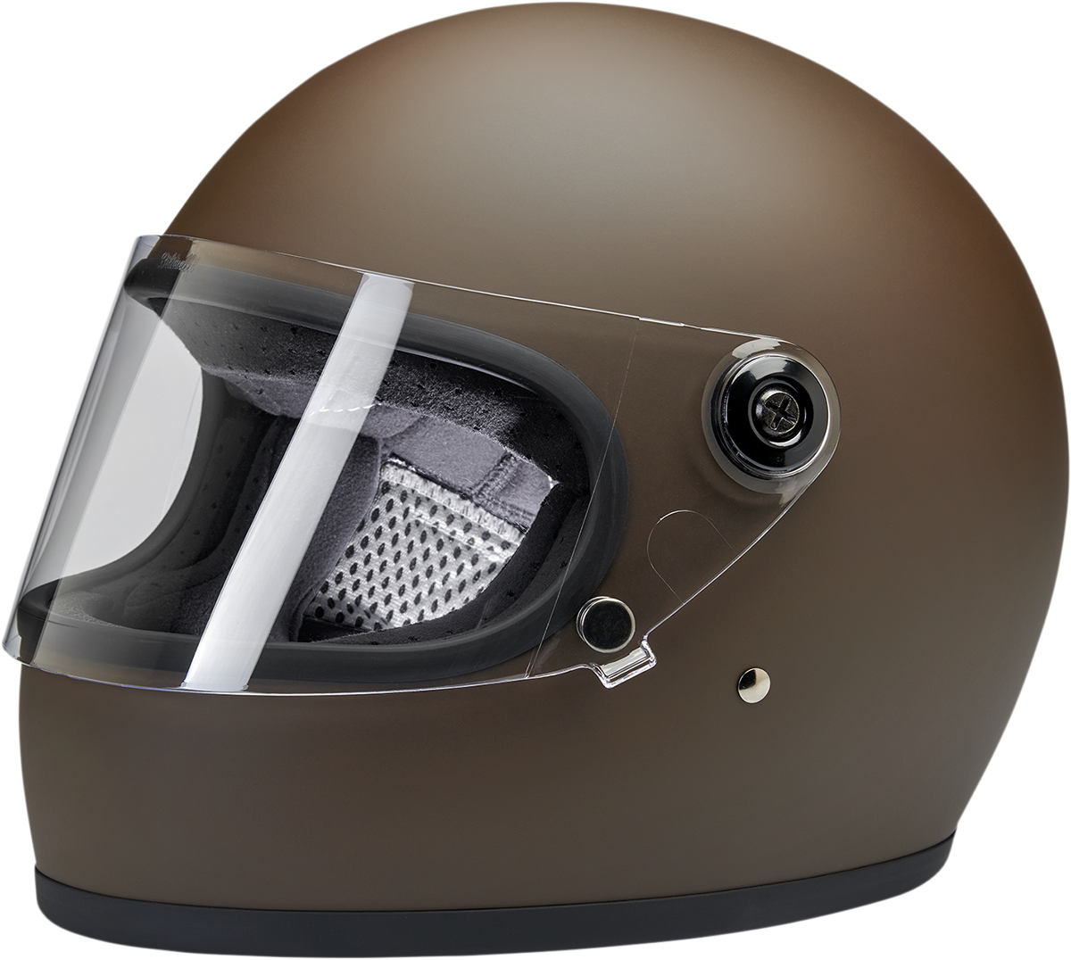 BILTWELL Gringo S Motorcycle Helmet - Flat Chocolate - XS 1003-252-101