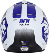 AFX FX-17 Motorcycle Helmet - Force - Pearl White/Blue - XS 0110-5237