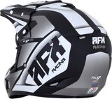 AFX FX-17 Motorcycle Helmet - Force - Matte Black/White - Large 0110-5199