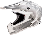 MOOSE RACING Youth F.I. Helmet - Agroid Camo - MIPS® - Gray/White - Medium 0111-1530