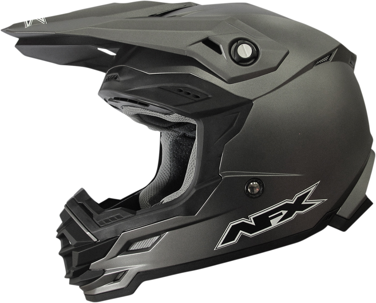 AFX FX-19R Motorcycle Helmet - Frost Gray - Large 0110-7054