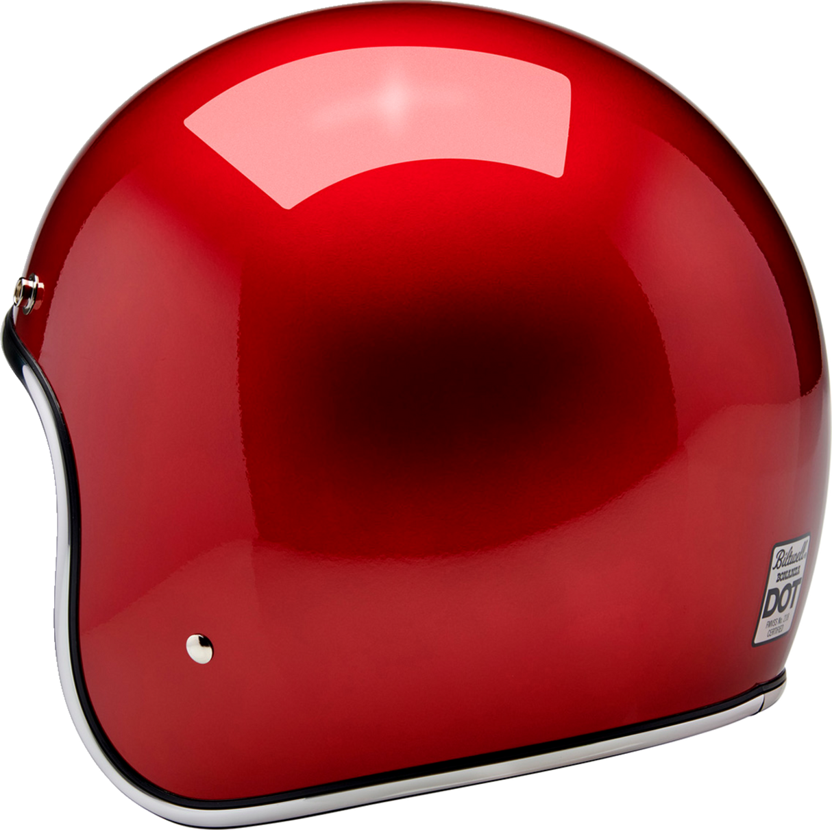 BILTWELL Bonanza Motorcycle Helmet - Metallic Cherry Red - Large 1001-351-204