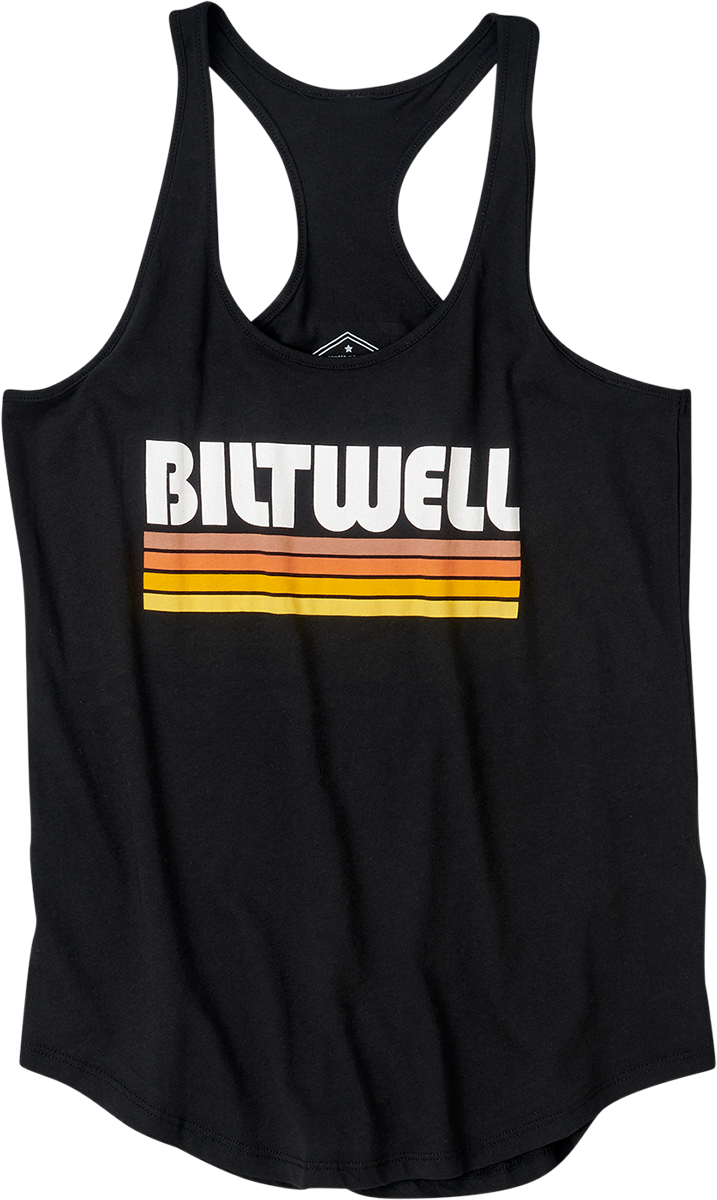 BILTWELL Women's Surf Tank Top - Black - Small 8142-045-002