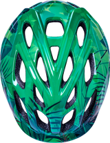 KALI Child Chakra Lighted Bicycle Helmet - Jungle - Gloss Green - XS 0221022214