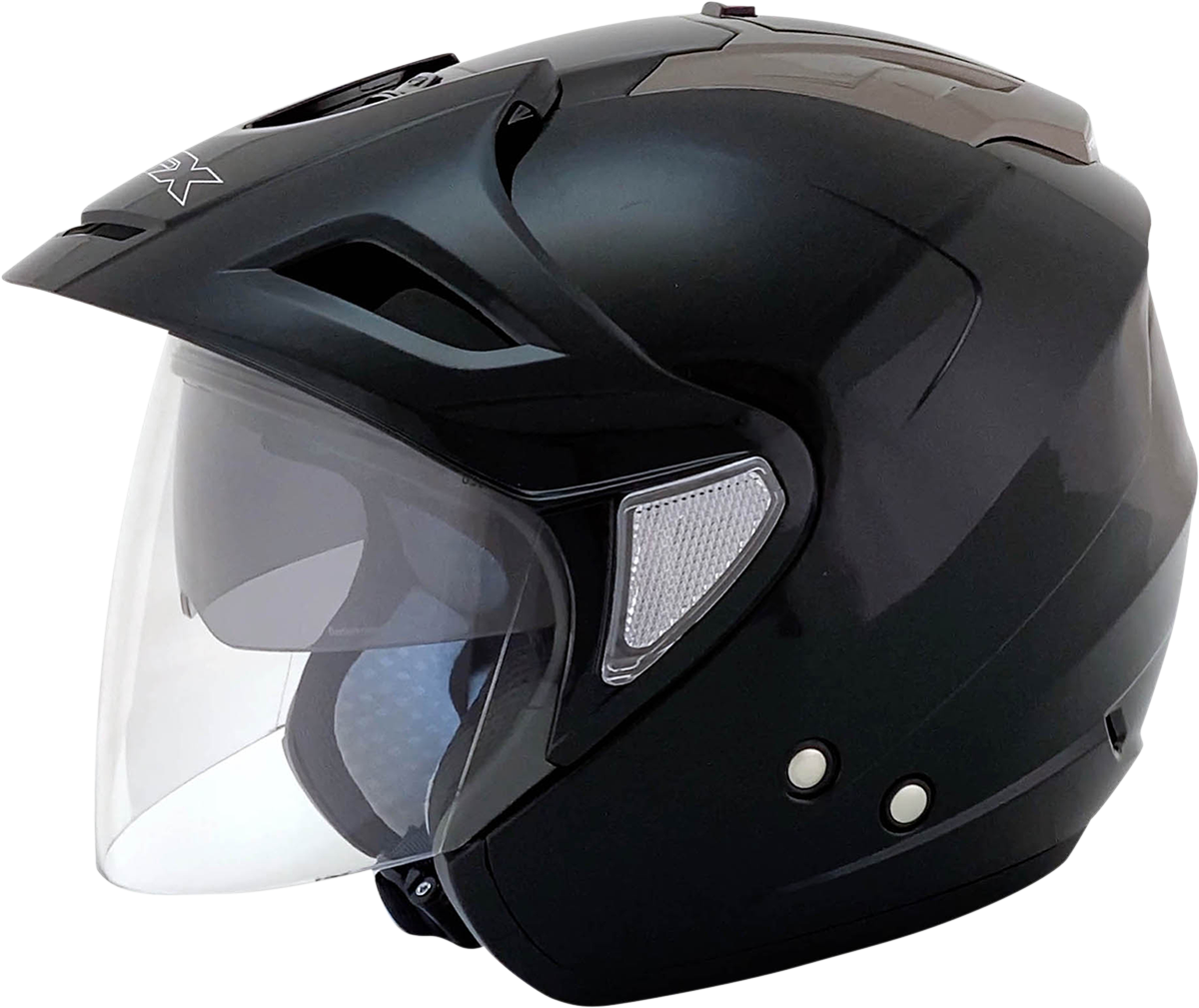 AFX FX-50 Motorcycle Helmet - Gloss Black - Small 0104-1364