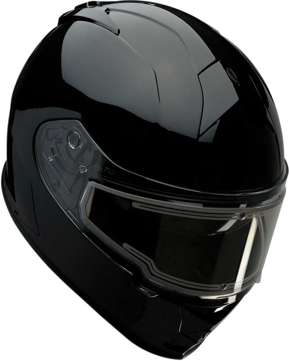 Z1R Warrant Snow Motorcycle Helmet - Electric - Black - Medium 0121-1294