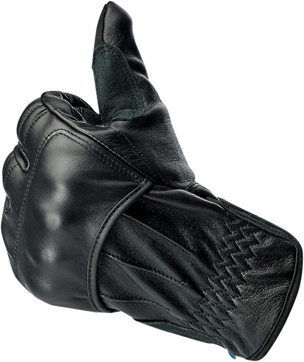 BILTWELL Belden Gloves - Black - Large 1505-0101-304