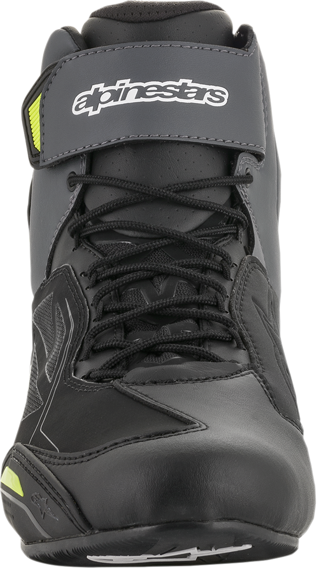 ALPINESTARS Faster-3 Drystar® Shoes - Black/Gray/Yellow - US 9.5 2540719175-9.5