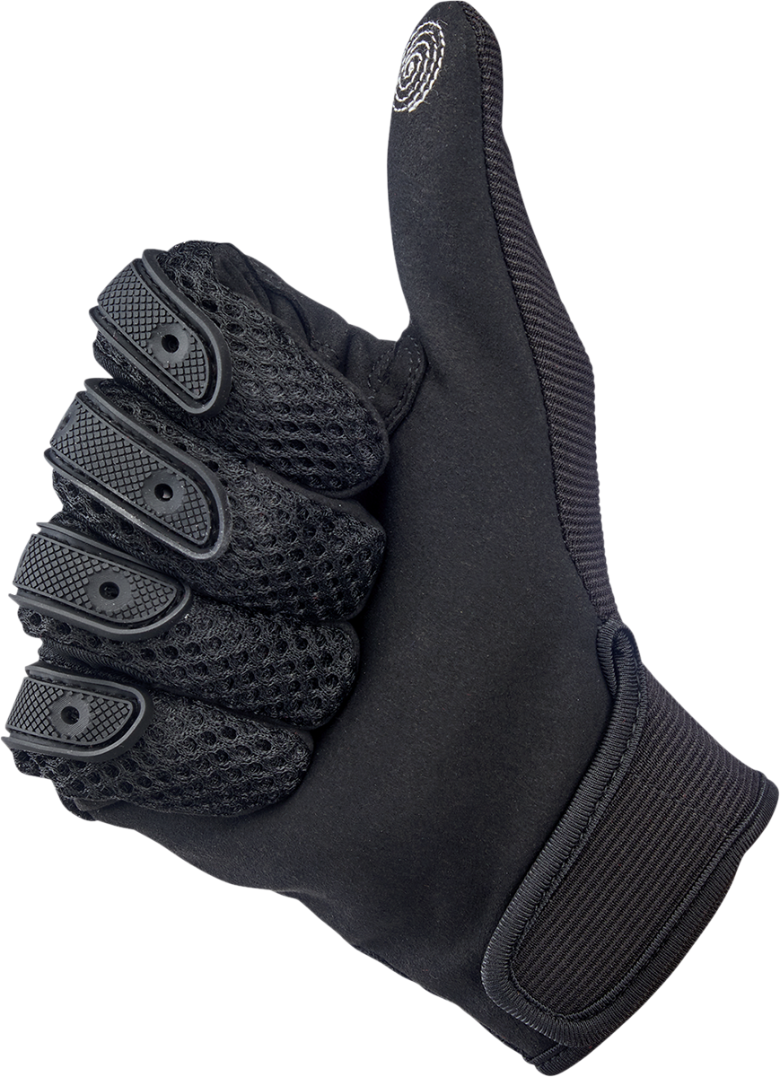 BILTWELL Anza Gloves - Black Out - Large 1507-0101-004