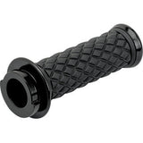 BILTWELL  Grips - Alumicore - TBW - Black 6608-201-01