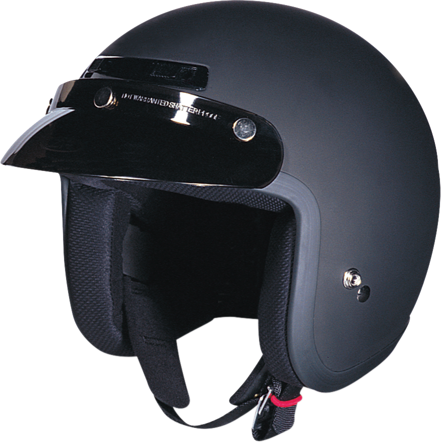 Z1R Jimmy Motorcycle Helmet - Flat Black - Small ZR-30013