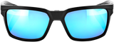 100% Daze Sunglasses - Matte Black - Blue Mirror 61030-019-75