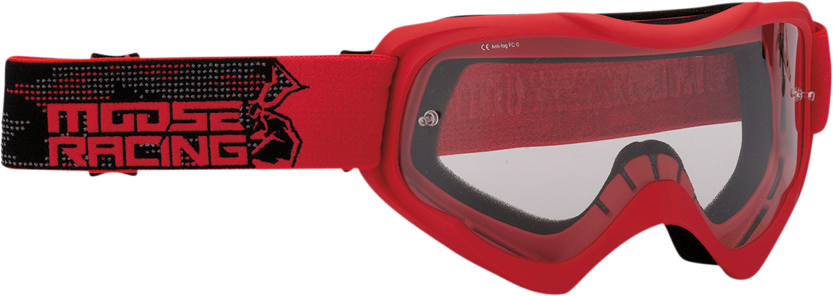 MOOSE RACING Qualifier Goggles - Agroid - Red 2601-2654