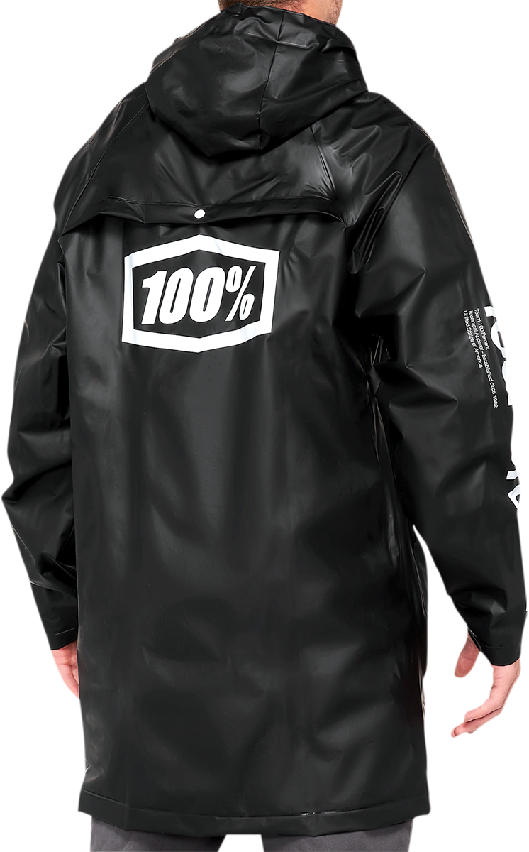 100% Torrent Raincoat - Black - Medium 20040-00001