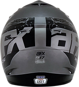 AFX FX-17 Motorcycle Helmet - Attack - Frost Gray/Matte Black - XL 0110-7140