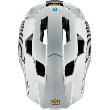 100% Trajecta Helmet - Fidlock - Ranelagh - Silver - XL 80003-00016