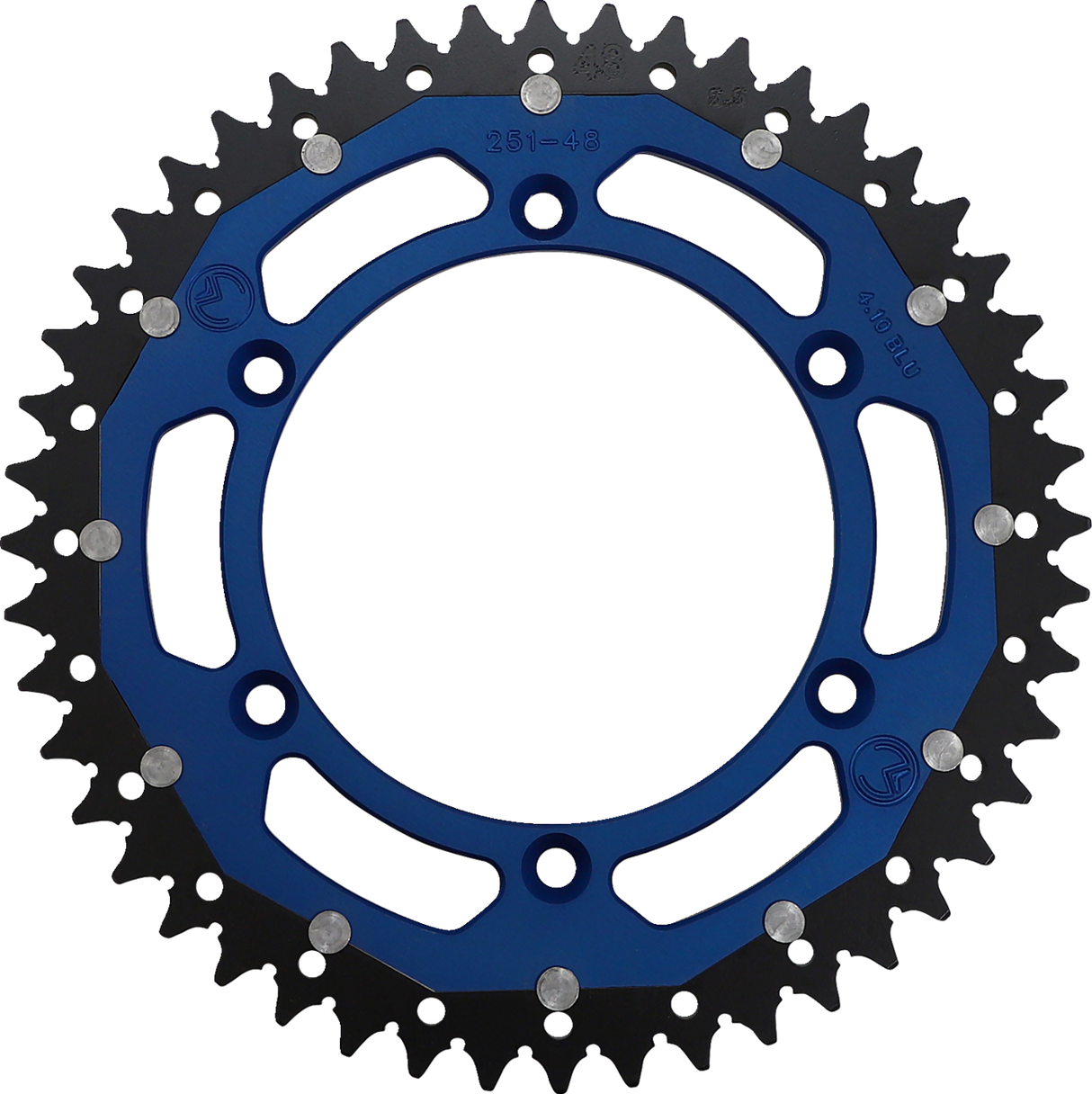 MOOSE RACING Dual Sprocket - Blue - 48 Tooth 1210-251-48-12X