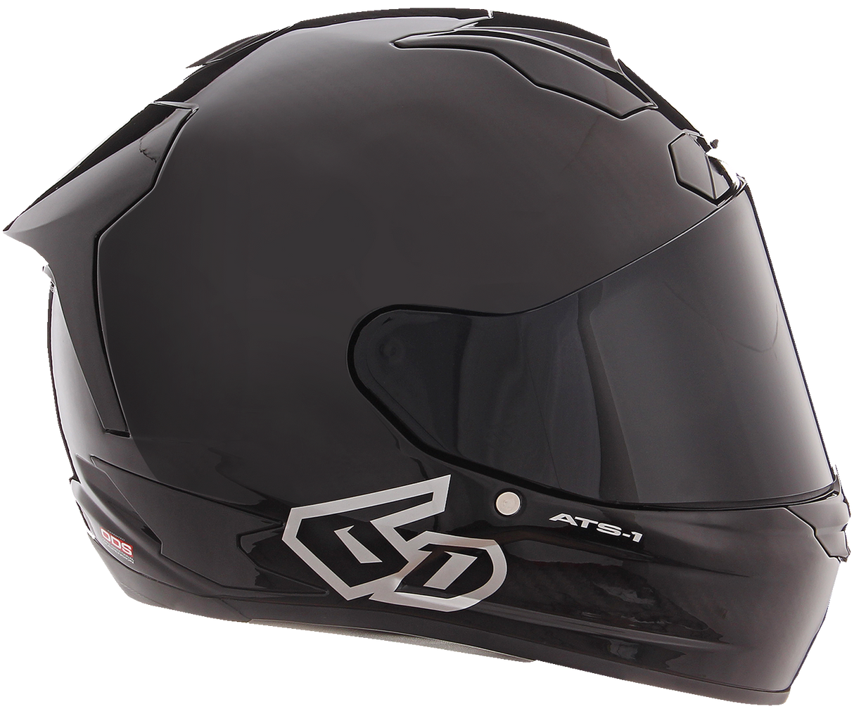 6D ATS-1R Motorcycle Helmet - Gloss Black - Small 30-0905