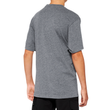 100% Youth Icon T-Shirt - Heather Gray - XL 20001-00011