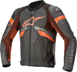 ALPINESTARS GP Plus R v3 Rideknit® Leather Jacket - Black/Red Fluo - US 44 / EU 54 3100321-1030-54