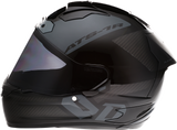 6D ATS-1R Motorcycle Helmet - Wyman - Black/Gray - Small 30-0705