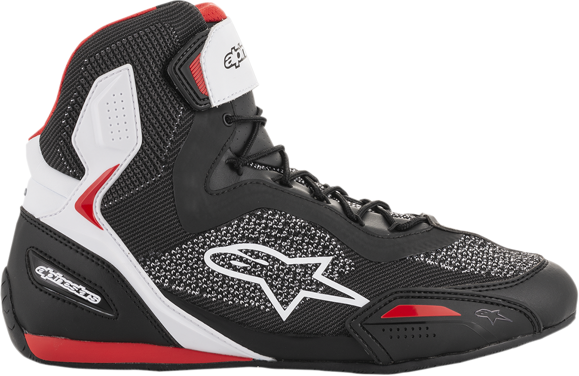 ALPINESTARS Faster-3 Rideknit® Shoes - Black/White/Red - US 12.5 2510319123-12.5