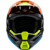 ALPINESTARS Youth SM3 Motorcycle Helmet - Fray - Gloss Black/Orange/Yellow Fluo- Large 8301625-1455-YL