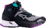 ALPINESTARS Women Stella CR-X Drystar® Shoes - Black/Gray/Teal/Purple - US 6.5 2611523137065