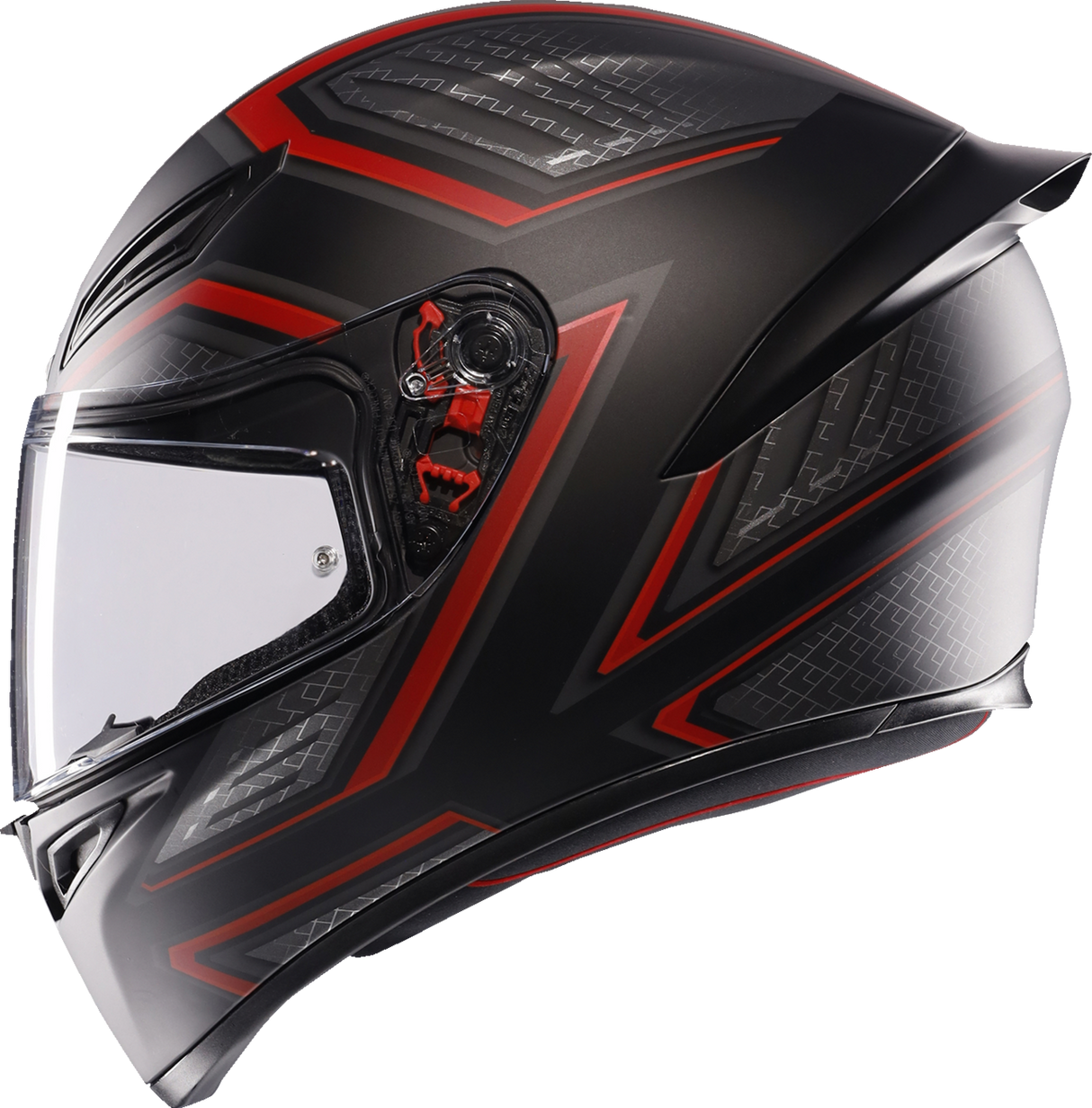 AGV K1 S Motorcycle Helmet - Sling - Matte Black/Red - Small 2118394003-038-S