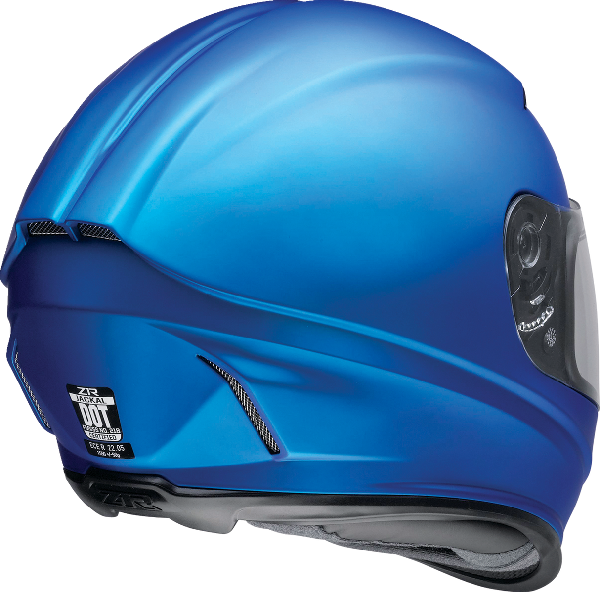 Z1R Jackal Motorcycle Helmet - Satin - Blue - XS 0101-14828