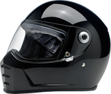 BILTWELL Lane Splitter Motorcycle Helmet - Gloss Black - Small 1004-101-102