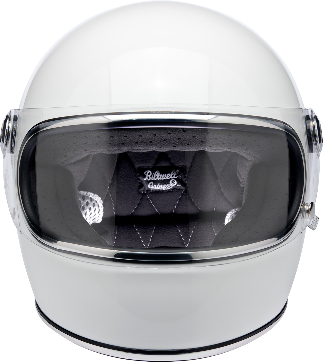 BILTWELL Gringo S Motorcycle Helmet - Gloss White - XS 1003-804-101