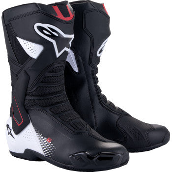 ALPINESTARS SMX-6 V3 Boots - Black/White/Red Graphic - US 9.5/EU 44 2223025-1406-44