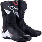 ALPINESTARS SMX-6 V3 Boots - Black/White/Red Graphic - US 8/EU 42  2223025-1406-42