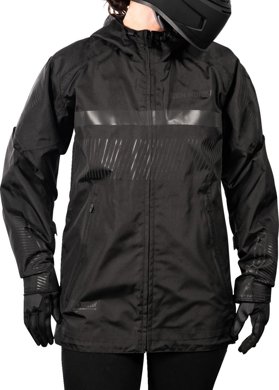 ICON Women’s PDX3™ Jacket - Black - Medium 2822-1455