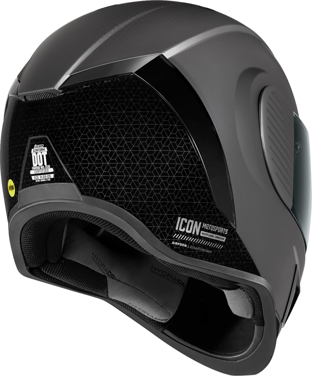 ICON Airform™ Motorcycle Helmet - MIPS® - Counterstrike - Silver - XS 0101-15092