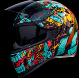 ICON Airform™ Motorcycle Helmet - Munchies - MIPS® - Blue - Small 10116968