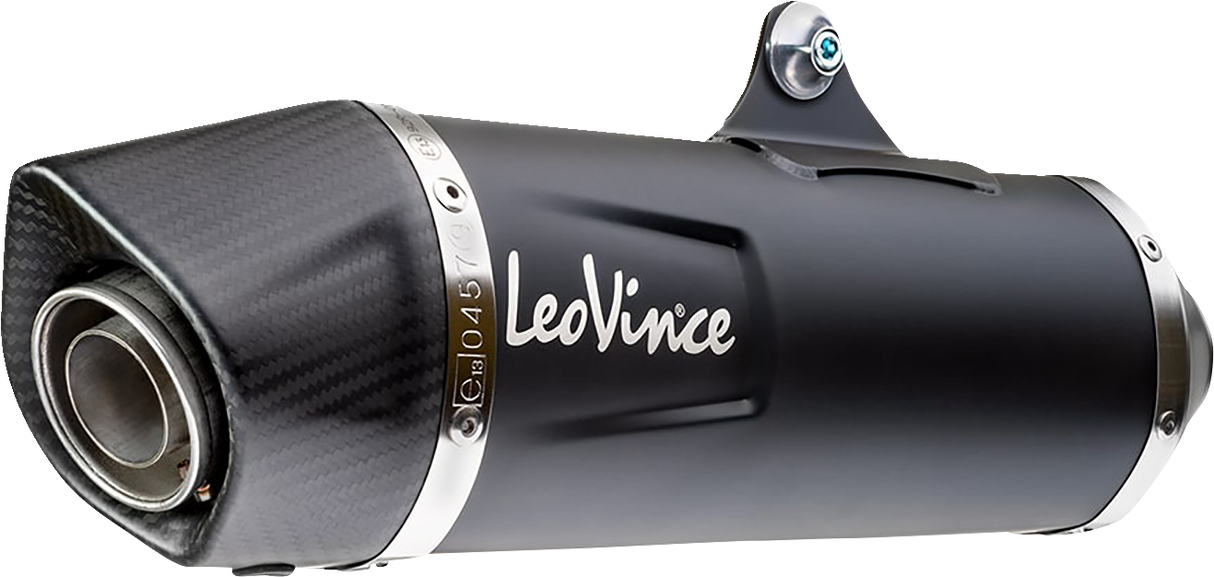 LEOVINCE Nero Slip-On Muffler - Black 14057