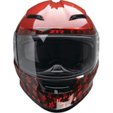 Z1R Jackal Motorcycle Helmet - Patriot - Red