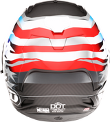 6D ATS-1R Motorcycle Helmet - Patriot - Red/White/Blue - Small 30-0695