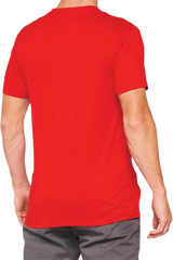 100% Tiller T-Shirt - Red - Small 32133-003-10