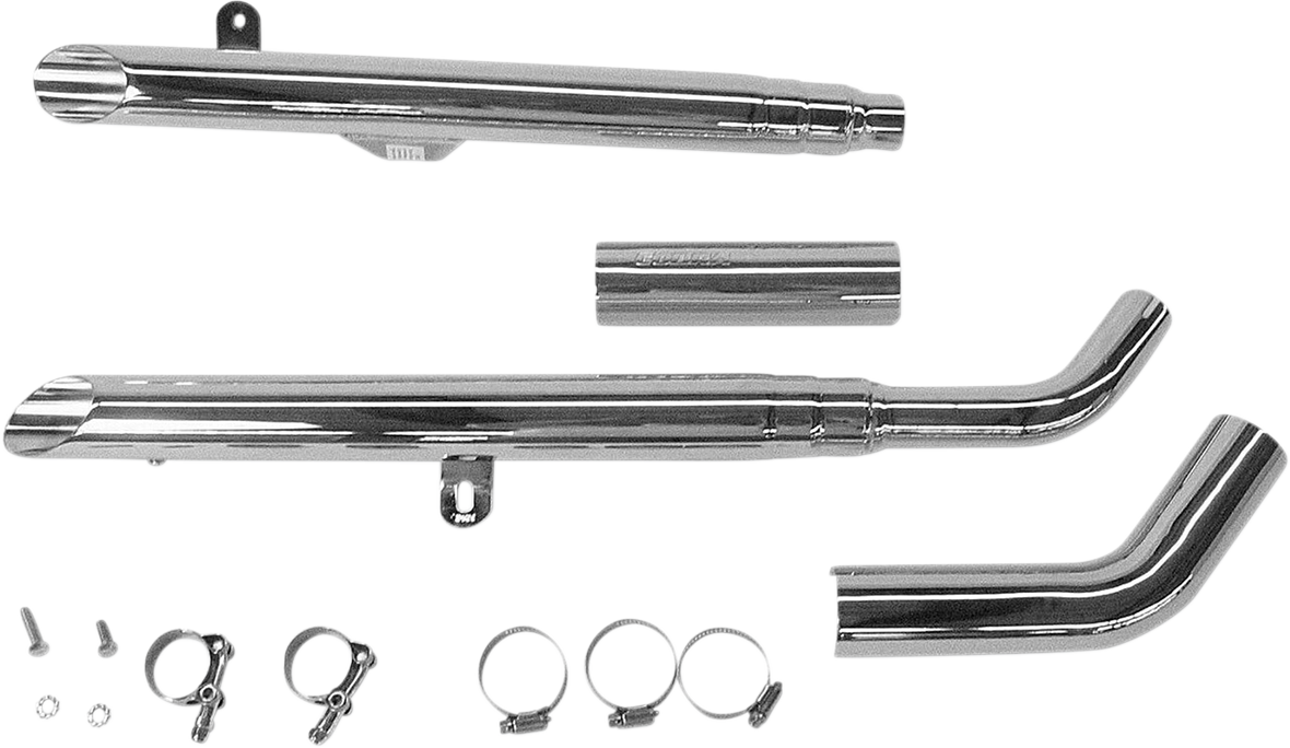 COBRA Drag Mufflers - Chrome - VZ800 3262