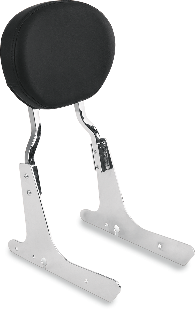 DRAG SPECIALTIES Smooth Oval Sissy Bar Pad - Black 0822-0343