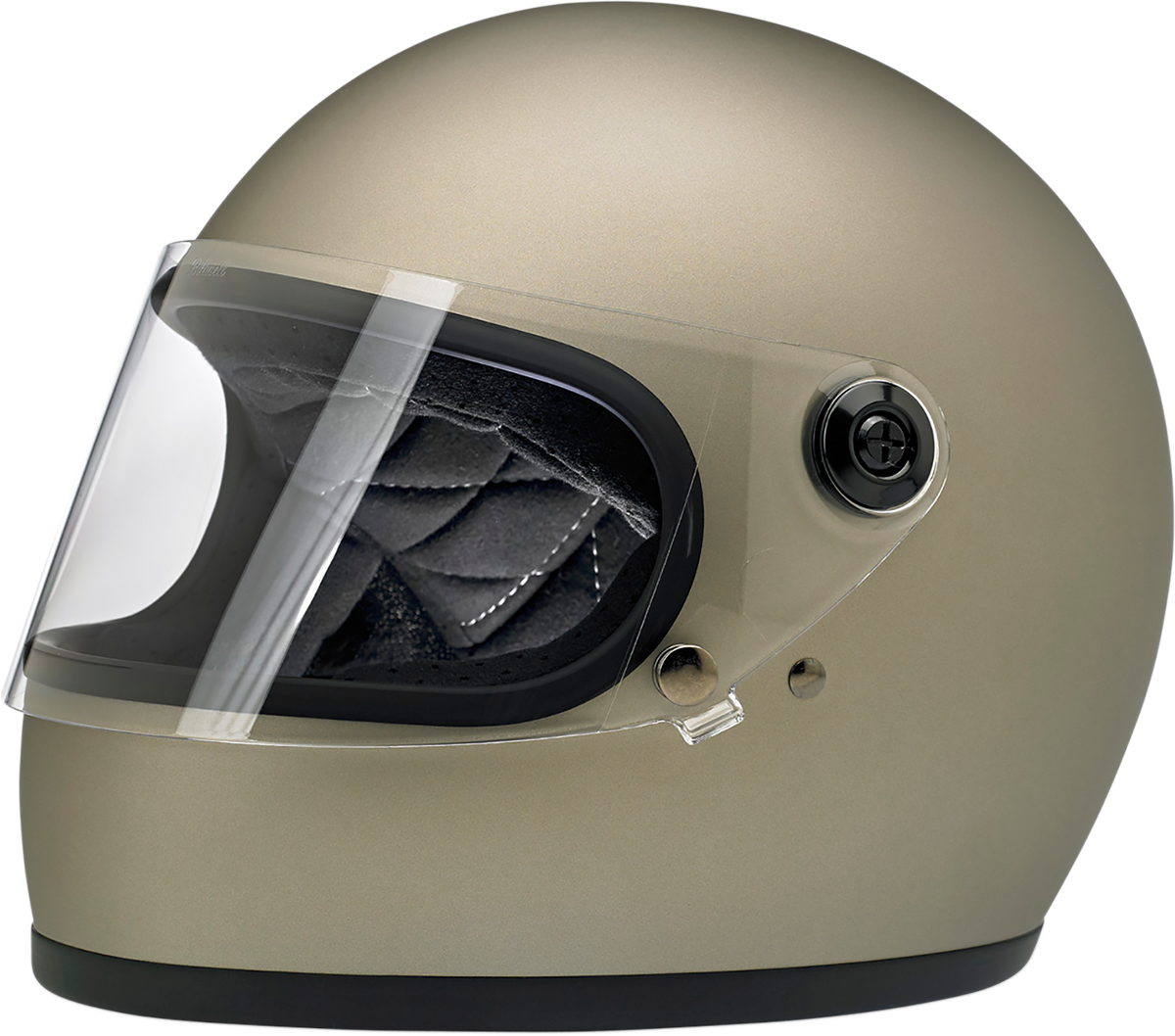 BILTWELL Gringo S Motorcycle Helmet - Flat Titanium - XS 1003-203-101