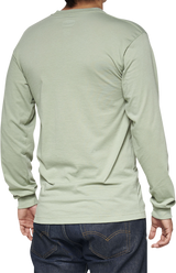 100% Bilto Long-Sleeve T-Shirt - Slate Green - Small 33009-486-10