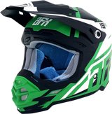 AFX FX-19R Motorcycle Helmet - Racing - Matte Green - Large 0110-7080