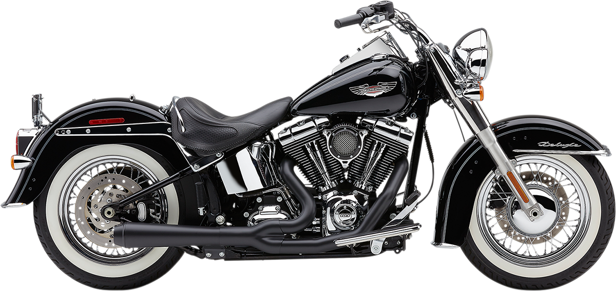 COBRA El Diablo Exhaust - Black - '12-'17 Softail N/F FXSB/FXSE MODELS 6483B