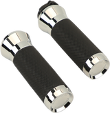 LA CHOPPERS Grips - TBW - Chrome LA-7492-00